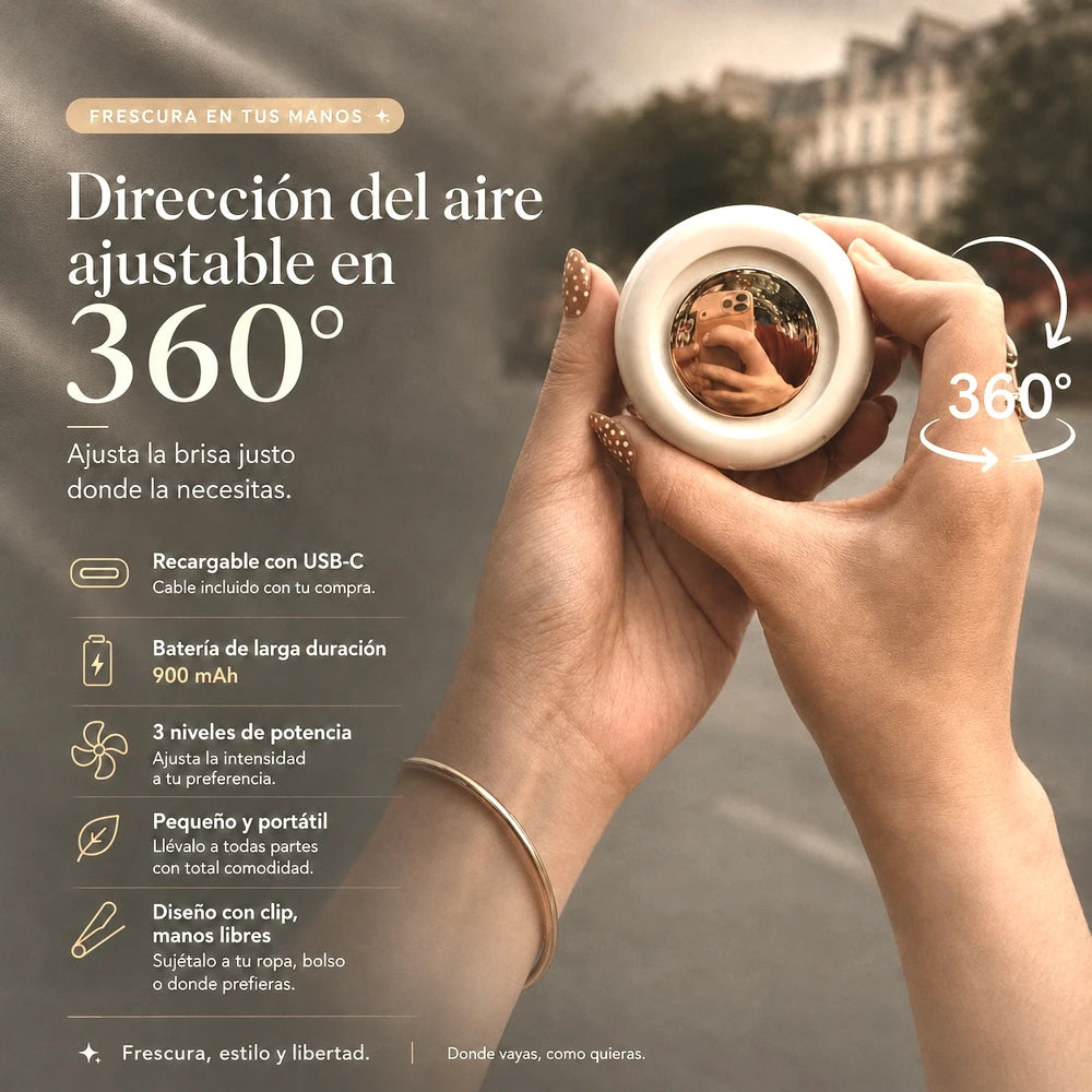 Mini ventilador portátil